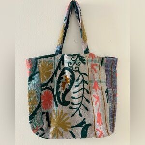 Custom Suzani Kantha Tote Bag